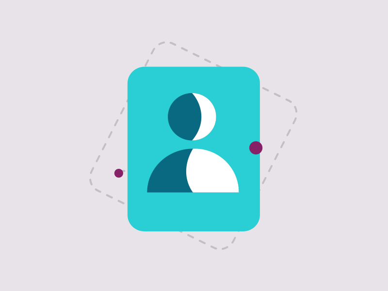 Digital identity icon