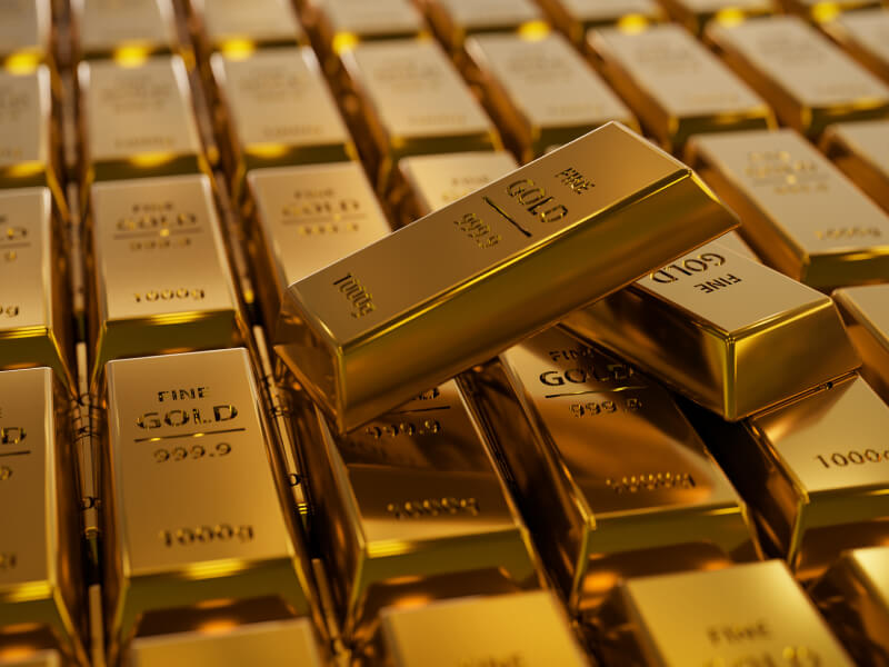bars of gold
