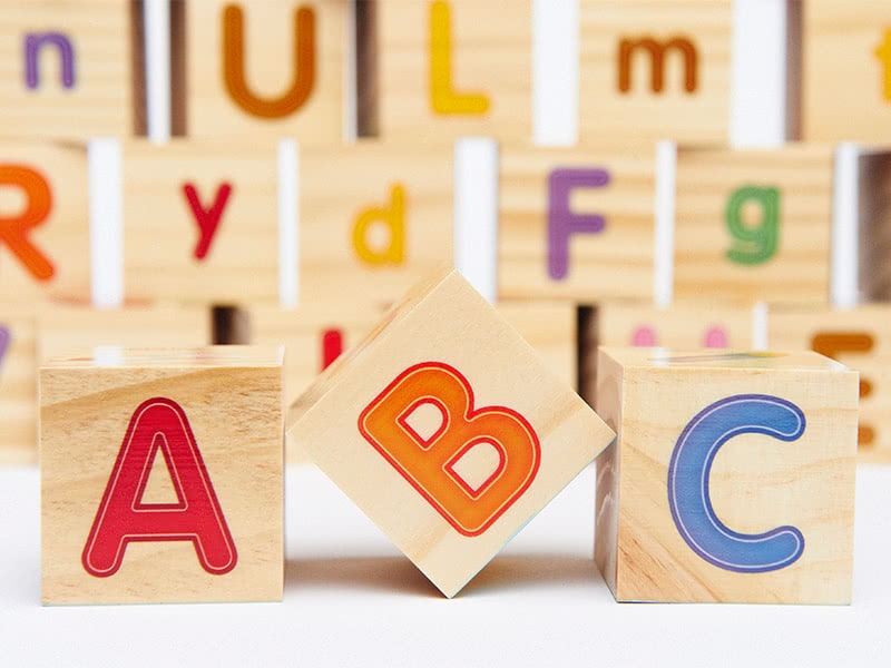A, B, C letters