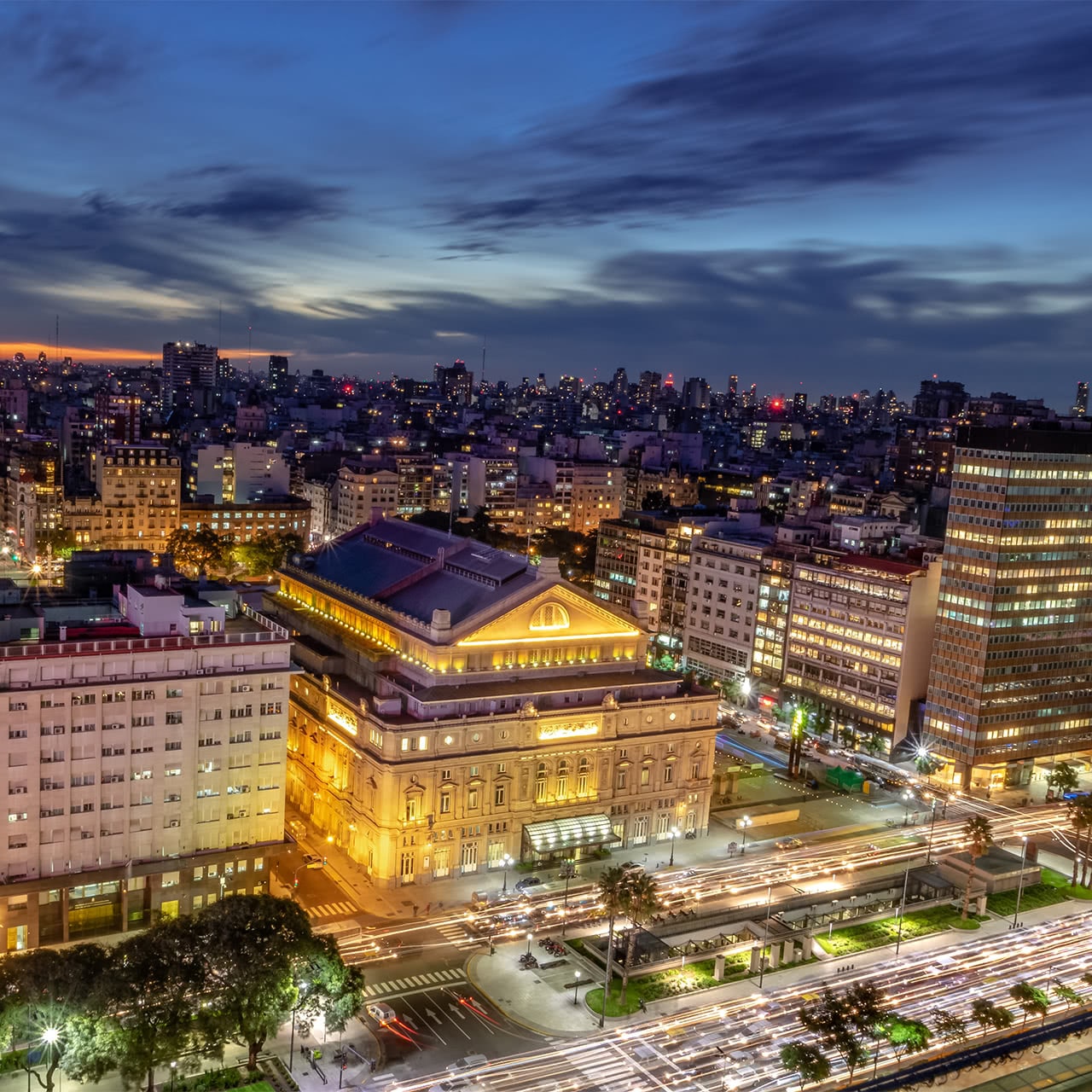 view from Buenos Aires, Argentina
