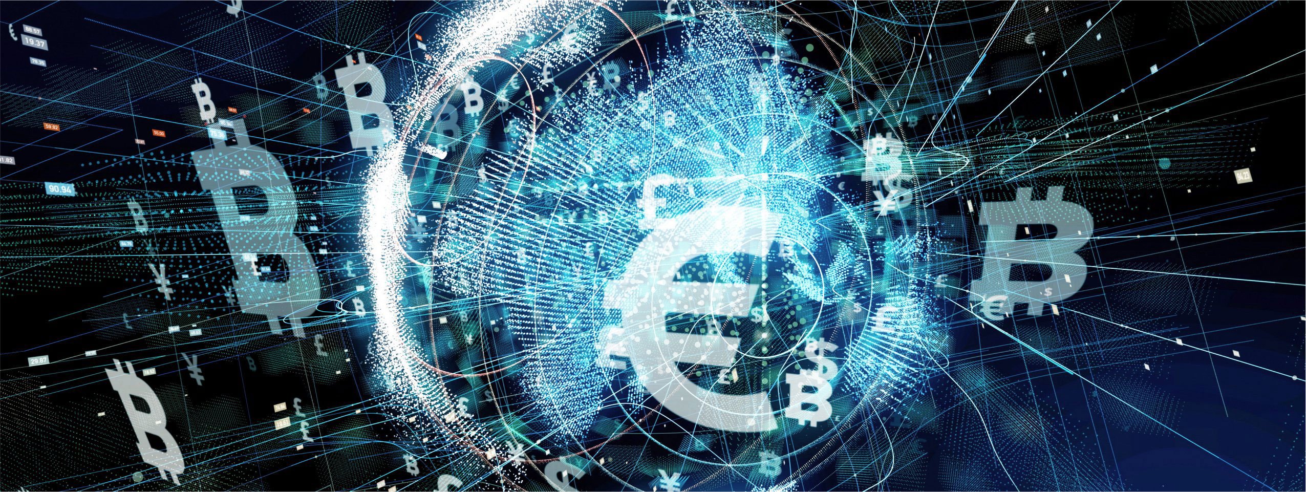 globe with currency symbols