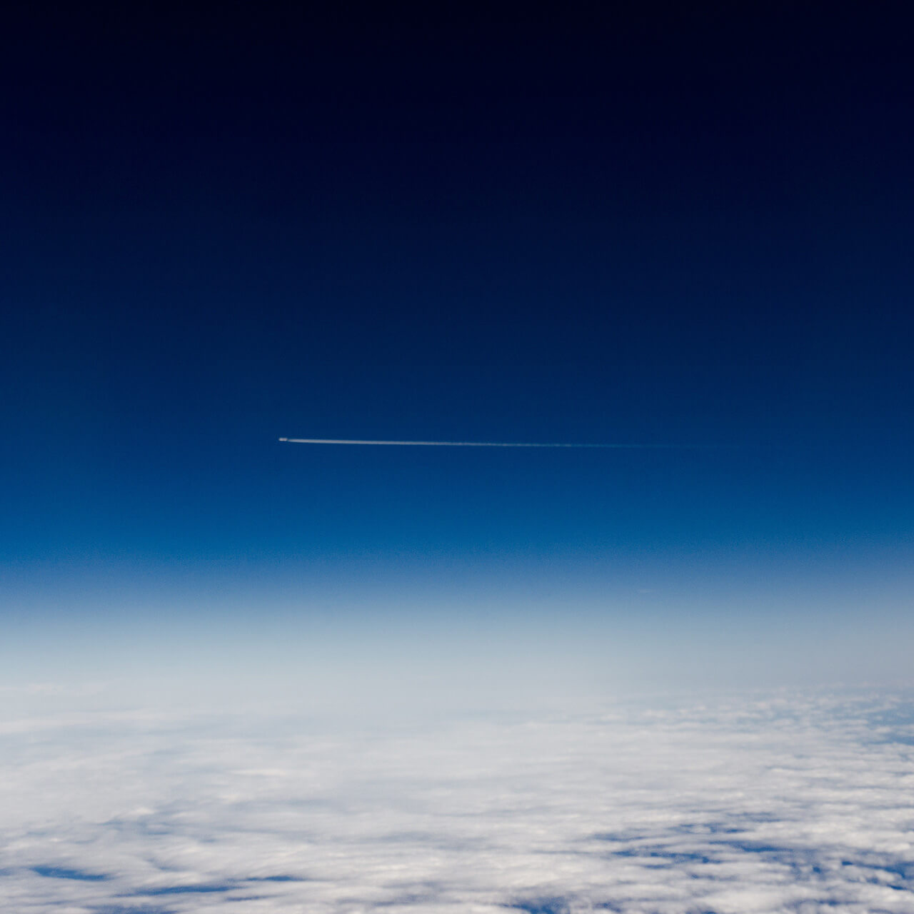 space shuttle flying in the sky