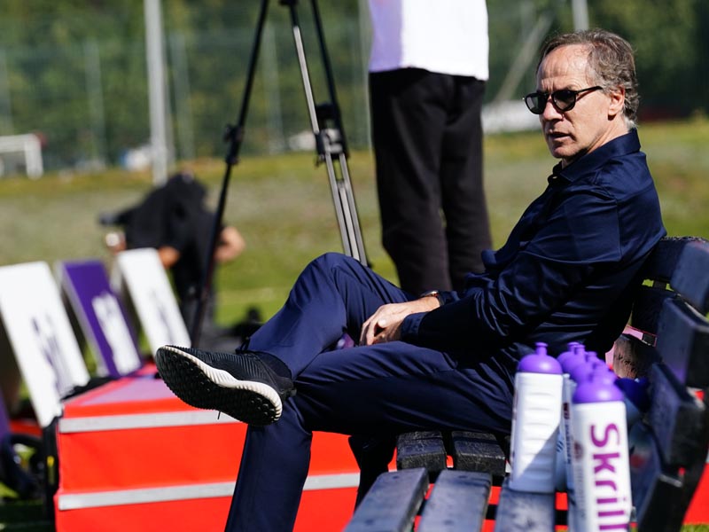 Franco Baresi on sideline