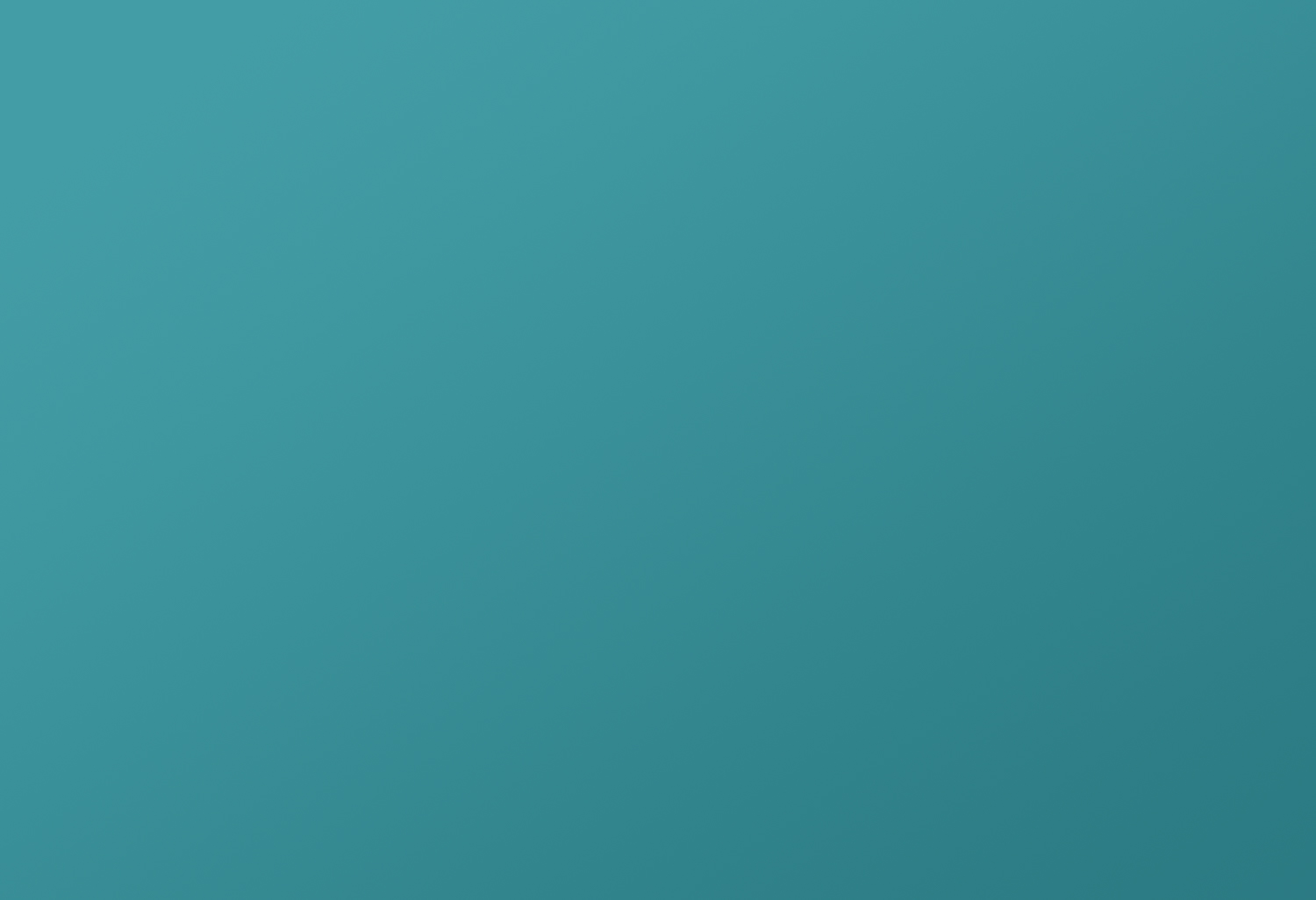 teal gradient background
