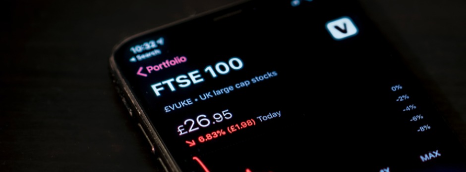 mobile app screen for trading