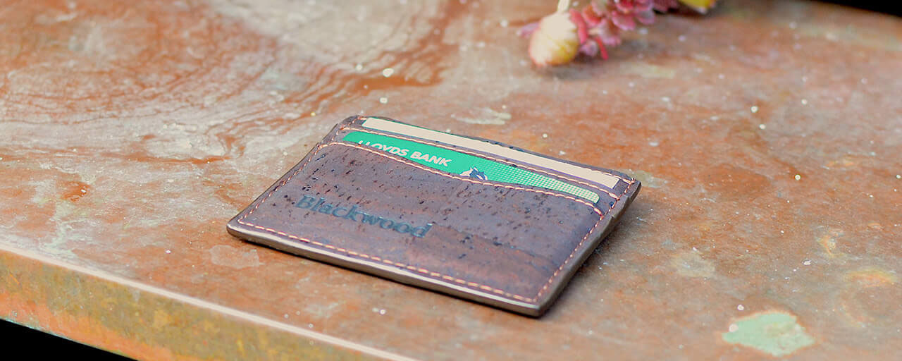 wallet on a bench