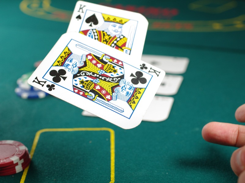 two Kings on a casino table