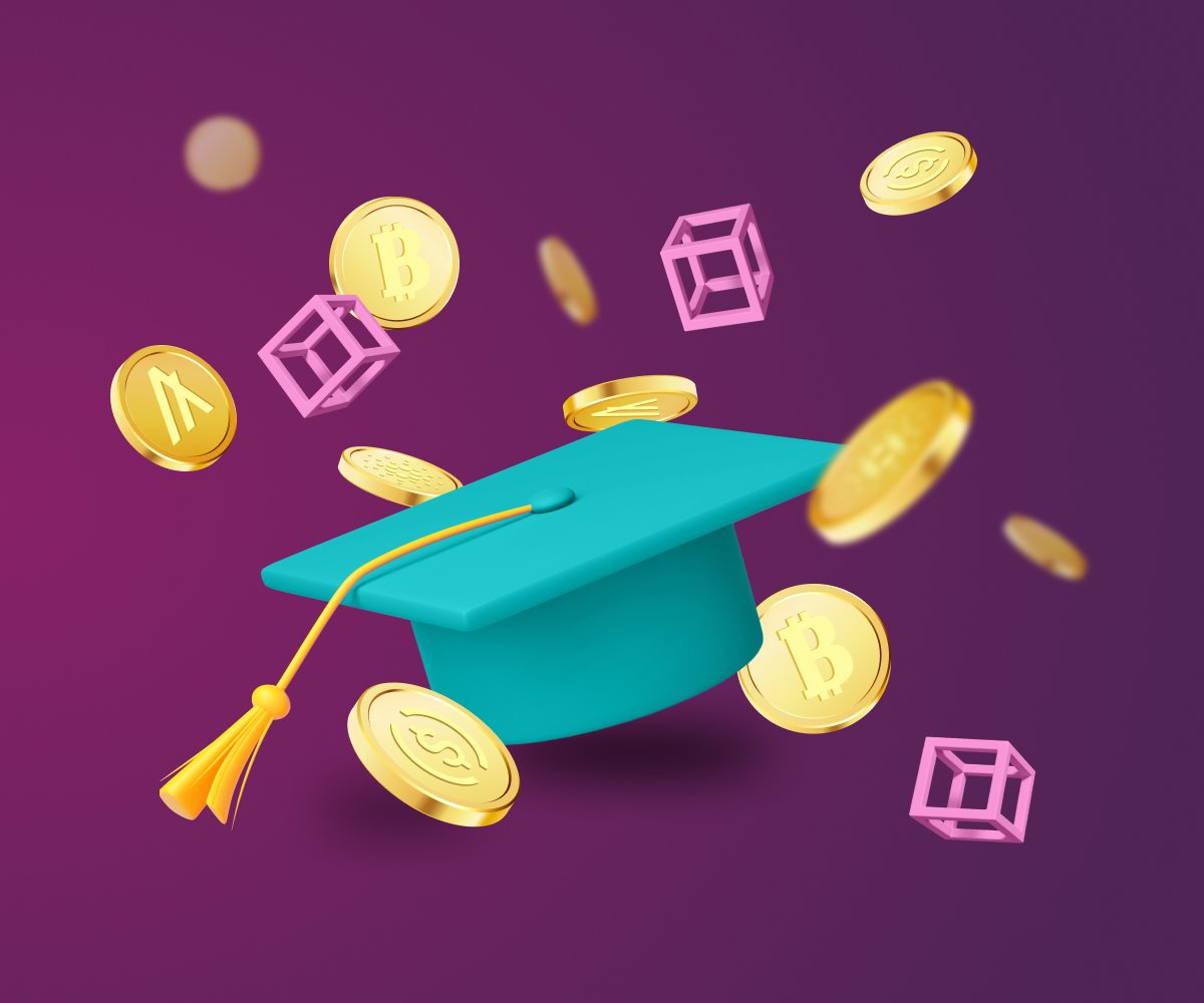 Academiy cap and crypto coins