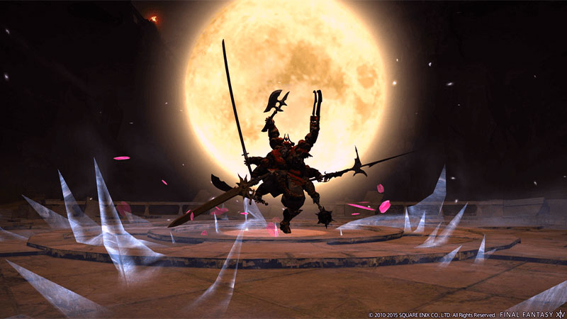 scene from the game Final Fantasy