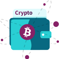 teal crypto wallet