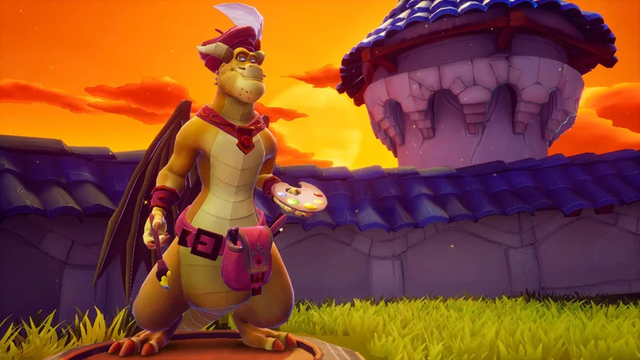dragon from a game