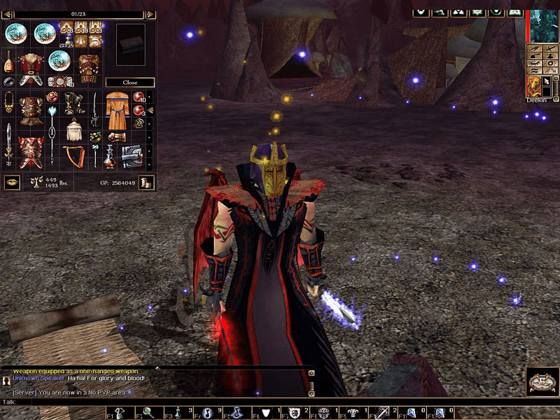 scene from the game Never Winter Nights